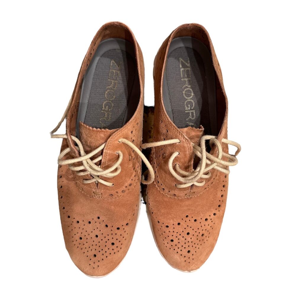 Cole Haan - Women's Zerogrand OS Oxford Comfort Sneakers - Size 6.5B Brown